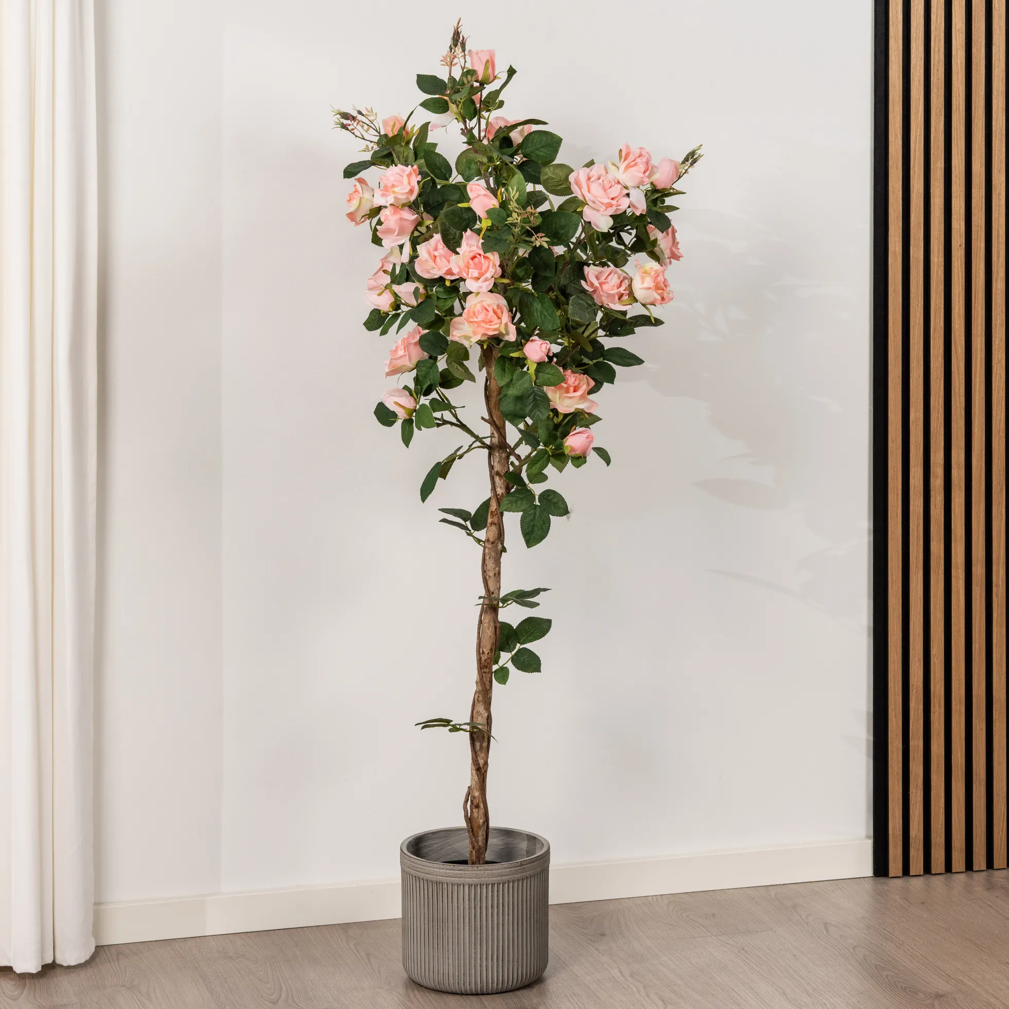Kunstig Rosetræ lyserød 160 cm
