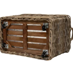 Kurv aflang med hjul 68x42x45cm