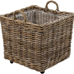 Kurv firkantet med hjul 50x50x45cm