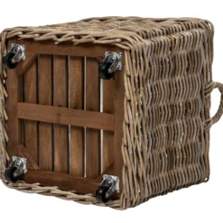 Kurv firkantet med hjul 50x50x45cm