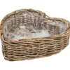 Kurv hjerteformet 42x44x13cm