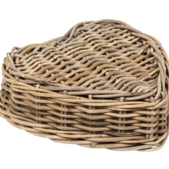 Kurv hjerteformet 42x44x13cm