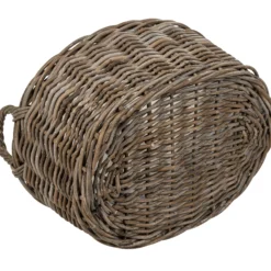 Kurv oval med håndtag 60x47x28cm