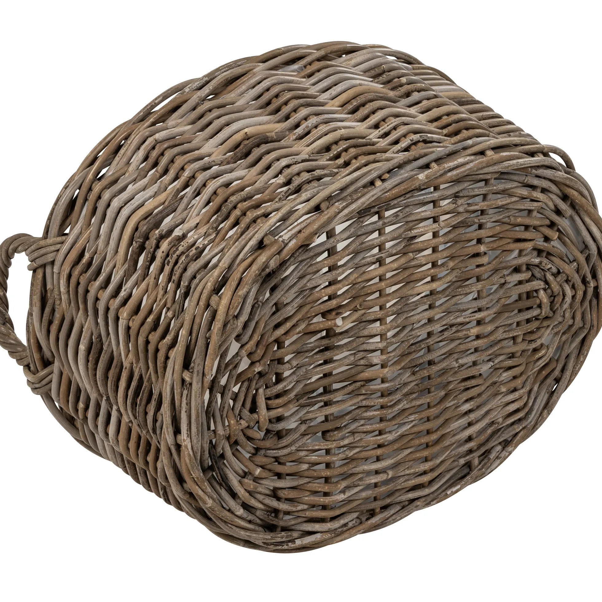 Kurv oval med håndtag 60x47x28cm