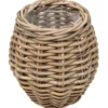 Kurv rund kubu rattan ø20x20cm