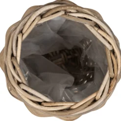 Kurv rund kubu rattan ø20x20cm