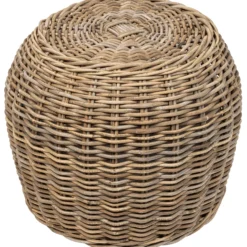 Kurvesæt rundt kubu rattan