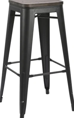LaDoree mat stål smoked eg/sort