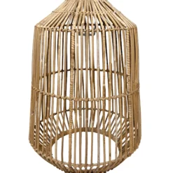 Lampeskærm natur kubu rattan ø38cm