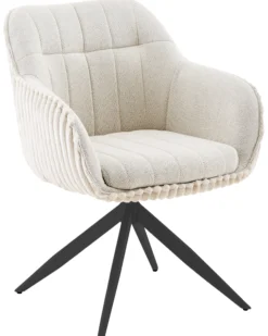 Laura med drejefunktion beige/sort