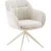 Laura med drejefunktion imiteret pels beige