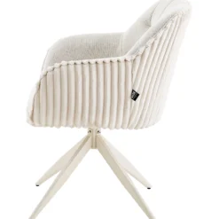Laura med drejefunktion imiteret pels beige