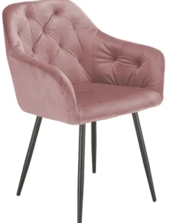 Lea velour rosa