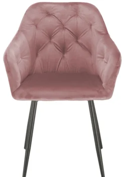 Lea velour rosa