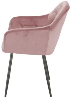 Lea velour rosa