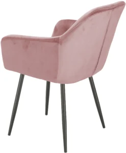 Lea velour rosa