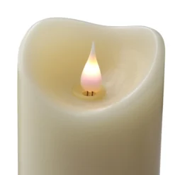 LED vokslyssæt ivory