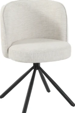 Linda med drejefunktion stof beige
