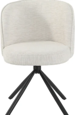 Linda med drejefunktion stof beige