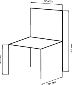 Linea sort/krom