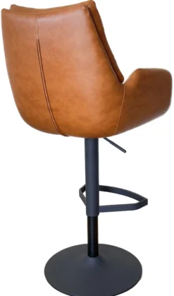 Lisa kunstlæder cognac/sort