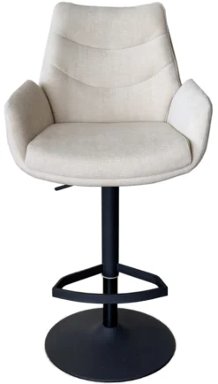 Lisa stof creme/sort