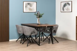 Liv med drejefunktion plys grå