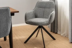 Louise med drejefunktion teddy mørkegrå