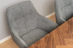 Louise med drejefunktion teddy mørkegrå
