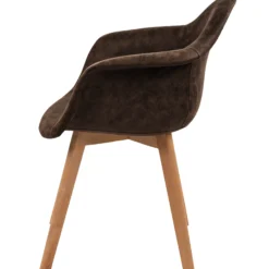 Lucas suede mørkebrun/natur