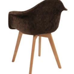 Lucas suede mørkebrun/natur