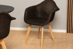 Lucas suede mørkebrun/natur