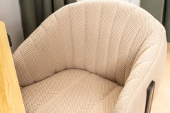 Luca vaffelvævet beige/sort
