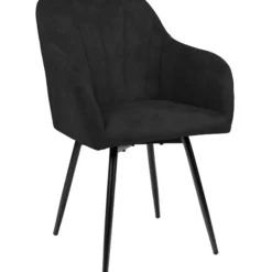 Lucy med drejefunktion suede sort