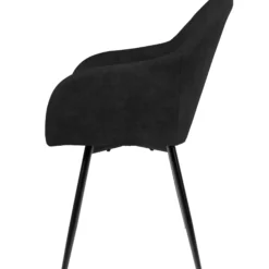 Lucy med drejefunktion suede sort
