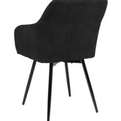Lucy med drejefunktion suede sort