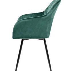 Lucy med drejefunktion velour mørkegrøn