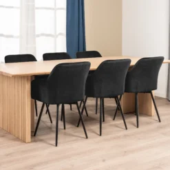 Lucy med drejefunktion velour sort