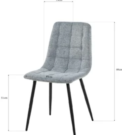 Lulu stof grå