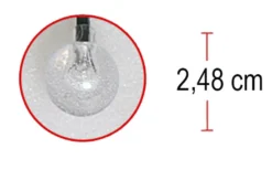 Lyskæde LED flerfarvet