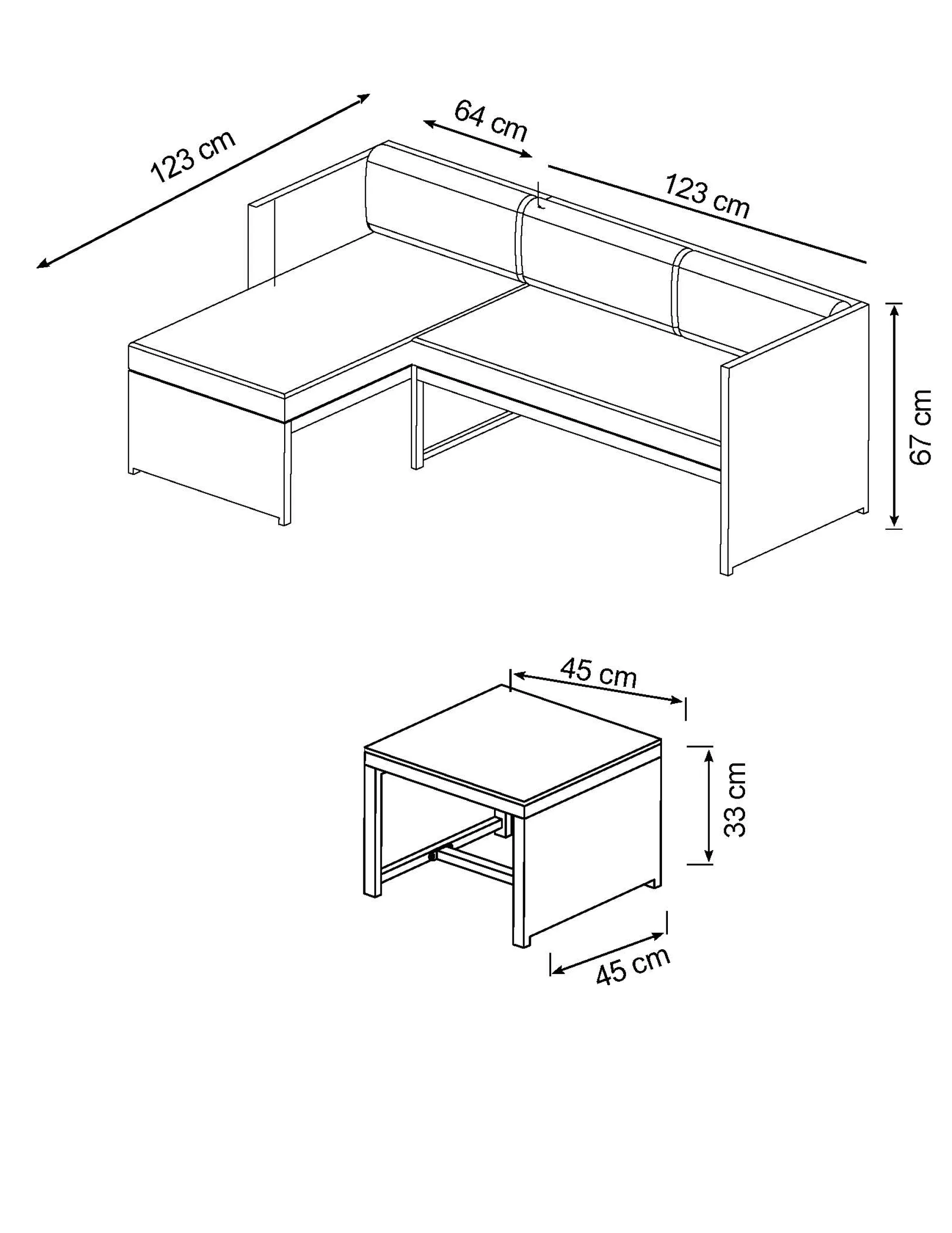 Mahon loungesæt