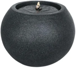 Malang vandspil sort ø44x36cm