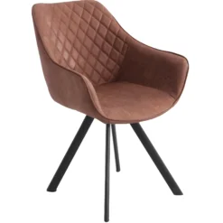 Malene suede brun
