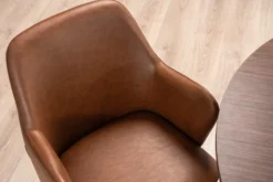 Mathilde kunstlæder cognac