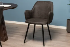 Mathilde suede mørkegrå