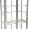 Minidrivhus poly sølv 77,6x41,5x151,1cm