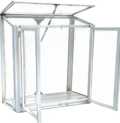Minidrivhus poly sort 67,6x33,2x69cm