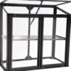 Minidrivhus poly sort 77,6x41,5x71,1cm