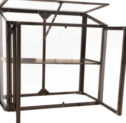 Minidrivhus poly sort 77,6x41,5x71,1cm
