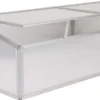 Minidrivhus sølv 120x80x37cm